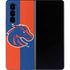 Boise State University Broncos Checkered Galaxy Z Fold4 5G Skin